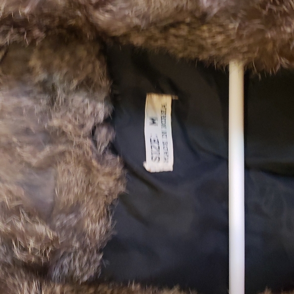 Vintage rabbit fur jacket sz medium - Picture 5 of 12
